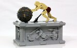 Rebrickable MOC-4240 Sisyphus pushes the ball