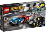 Lego 75881 2016 Ford GT with 1966 Ford GT40