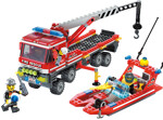 Lego 7213 Fire: Fire Off-Road Vehicle and Fire Boat
