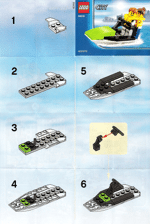 Lego 30015 Port: Double motorboat