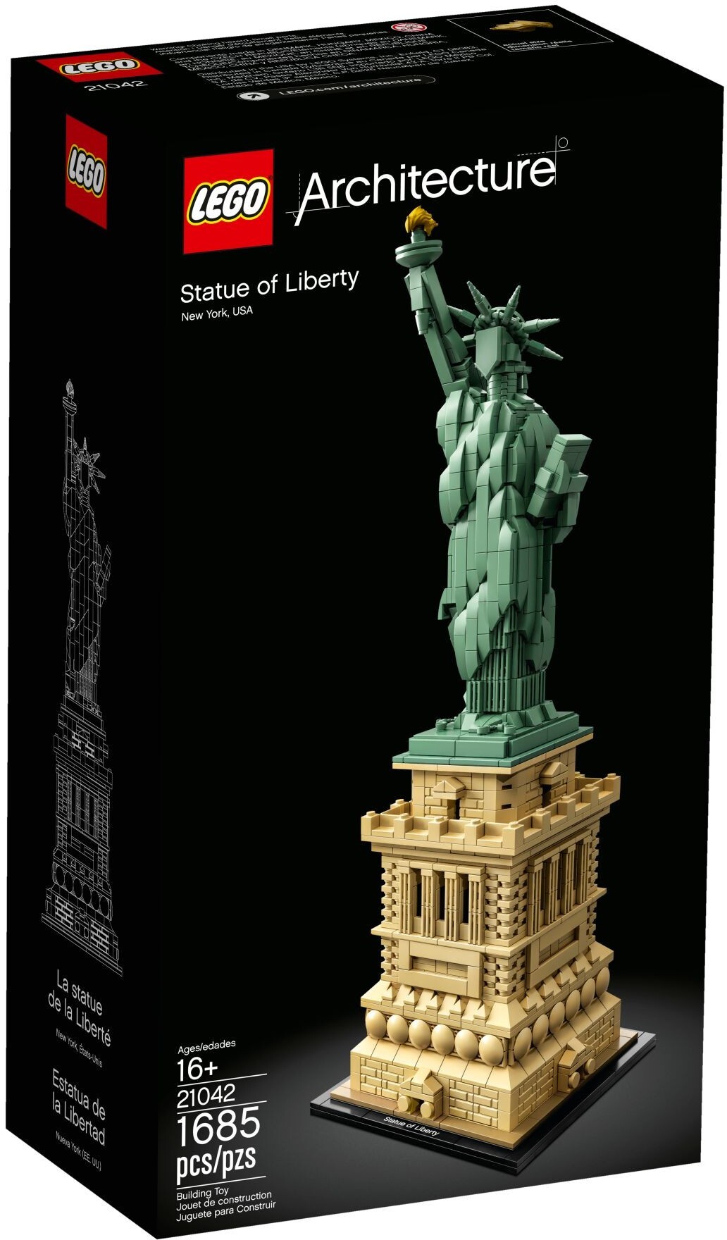LEPIN 17011 Architecture Statue of Liberty