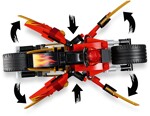 Lego 70667 LEGACY: Kay's Knife-On-The-Zane Snowmobile