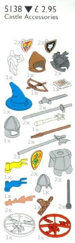 Lego 5135 Castle Accessories