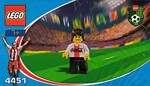 Lego 4451 Football: White Jersey Football Team