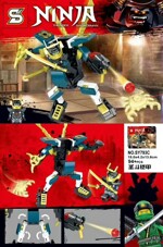 SY SY793D Ninjago Cyclone Motorcycle Holy Fighting Armor Minifigure 4 different field battlefields, Cyclone Motors, Lloyd&#39;s Assault Vehicle, Holy Fighting Armor