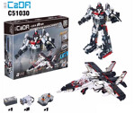 DoubleE / CADA C51030 Deformed Robot: Red Spider, F-15 Falcon Fighter