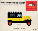 Lego 602-2 Mini-Wheel Car and Truck Set