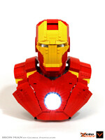 Rebrickable MOC-35640 Iron Man bust