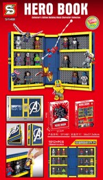SY SY1481 Avengers Alliance Collection Block Man Book