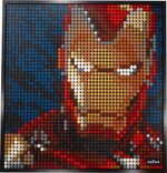 Lego 31199 Mosaic Portrait: Iron Man