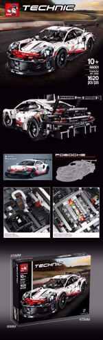 Rebrickable MOC-31313 Porsche 911 RSR