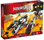 LELE 79347 Ninja four-in-one deformed chariot