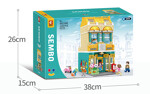 SEMBO 601144C Nordic Street View: European Bookstore