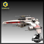 YOURBRICKS 30003 MOC 50114 Star Plan E-Wing Starfighter