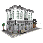 MOC-10811 Brick Bank with Coffee Shop