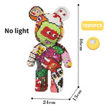 Mpin M6601 Colorful Cartoon Violent Bear Bearbrick