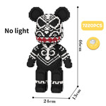 Mpin M6602 Black Violent Bear Bearbrick