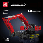Mould King 15062 Motor Red Mechanical Digger