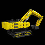 Mould King 15061 Motor Yellow Mechanical Digger