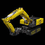 Mould King 15061 Motor Yellow Mechanical Digger