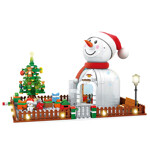 SEMBO 601156 Christmas Snowman House