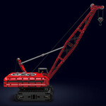Mould King 15070 Motor Red Crawler Crane