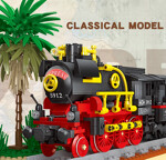 JIESTAR 59008 Steam Locomotive