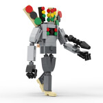 MOC-89263 Skibidi Toilet Traffic Light Man