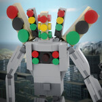 MOC-89263 Skibidi Toilet Traffic Light Man