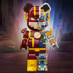 WANGAO 188012 The Flash Bear Robot Super Hero