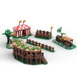 MOC-132180 Lion Knights' Tournament Medieval Arena Model