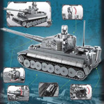 LWCK 90023 Flourishing Age Strengthen The Army Panzerkampfwagen Tiger Ausführung E
