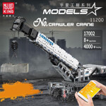 Mould King 17002 Crane Liebherr LTR 11200 With Motor