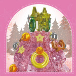 Mould King 10089 Pink Magical Christmas Music Box