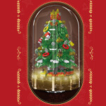 Mould King 10090 Green Magical Christmas Music Box