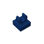 Tile Special 1 x 1 with Clip and Straight Tips #2555 - 140-Dark Blue
