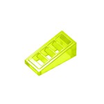 Slope 18 2 x 1 x 2/3 with 4 Slots #61409 - 311-Trans-Bright Green
