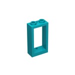 Window 1 x 2 x 3 Flat Front #60593 - 107-Dark Turquoise