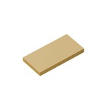 Tile 2 x 4 with Groove #87079 - 5-Tan