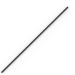 Hose Rigid 3mm D. 34L / 27.2cm #75c34 - 26-Black