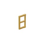 Pane For Window 1 x 2 x 3 With Thick Corner Tabs #60608 - 297-Pearl Gold