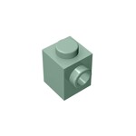 Brick Special 1 x 1 with Stud on 1 Side #87087 - 151-Sand Green