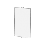 Glass for Window 1 x 2 x 3 Flat Front #60602 - 40-Trans-Clear