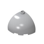 Brick Round Corner 3 x 3 x 2 Dome Top #88293 - 194-Light Bluish Gray