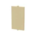 Glass for Window 1 x 2 x 3 Flat Front #60602 - 5-Tan