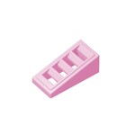 Slope 18 2 x 1 x 2/3 with 4 Slots #61409 - 222-Bright Pink