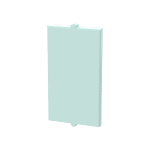 Glass for Window 1 x 2 x 3 Flat Front #60602 - 323-Light Aqua