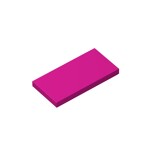 Tile 2 x 4 with Groove #87079 - 124-Magenta