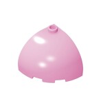 Brick Round Corner 3 x 3 x 2 Dome Top #88293 - 222-Bright Pink