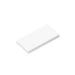 Tile 2 x 4 with Groove #87079 - 1-White